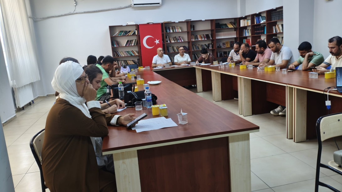 2025-2026 Eğitim-Öğretim Yılı Sene Başı İlçe Eğitim Kurumu Müdürleri Toplantısı Yapıldı